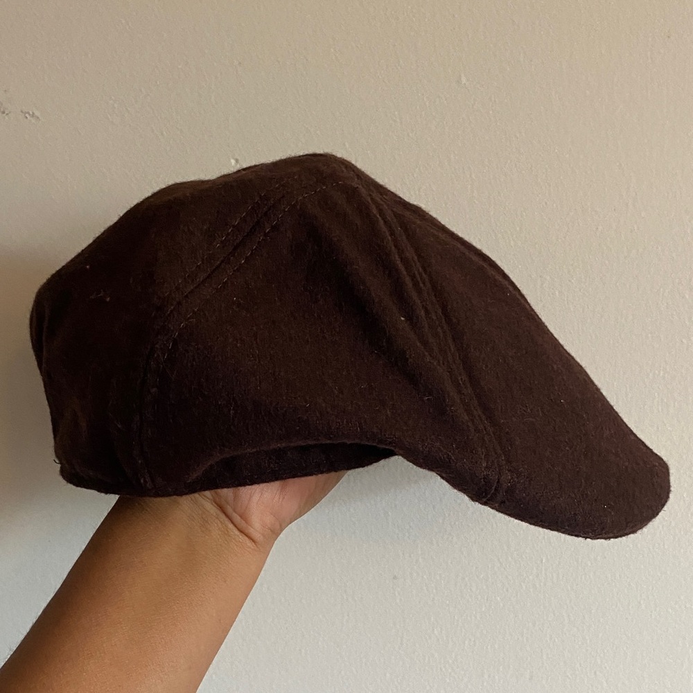 Pierre Cardin Dark Brown Men's Flat Cap